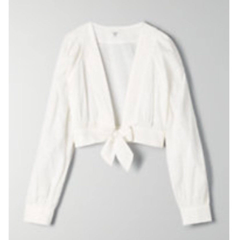 Aritzia Sunday Best Gracie Blouse in Color Espace size S